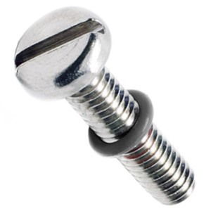 M3-.5 X 10 SLOT PAN SEAL SCREW 18-8 SS PA
